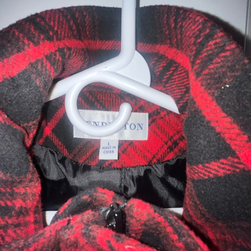 Pendleton women’s plaid wool blend coat - Picture 4 of 5